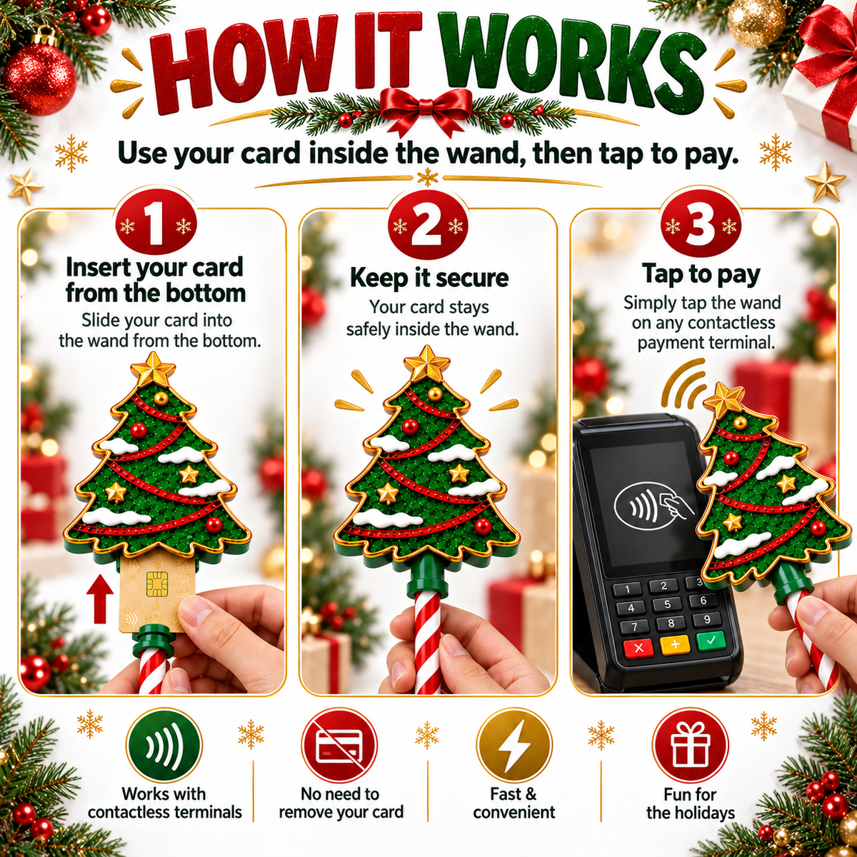Christmas Payment Wand